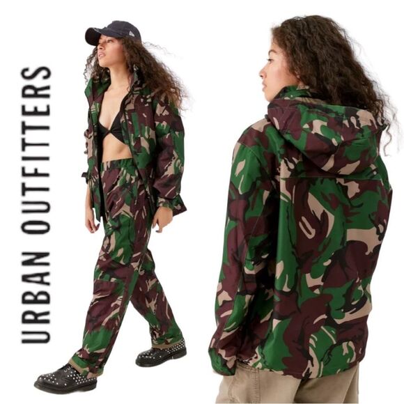Urban Renewal Vintage Deadstock UO Outfitters Full Zip Camo Jacket S M - Picture 1 of 4